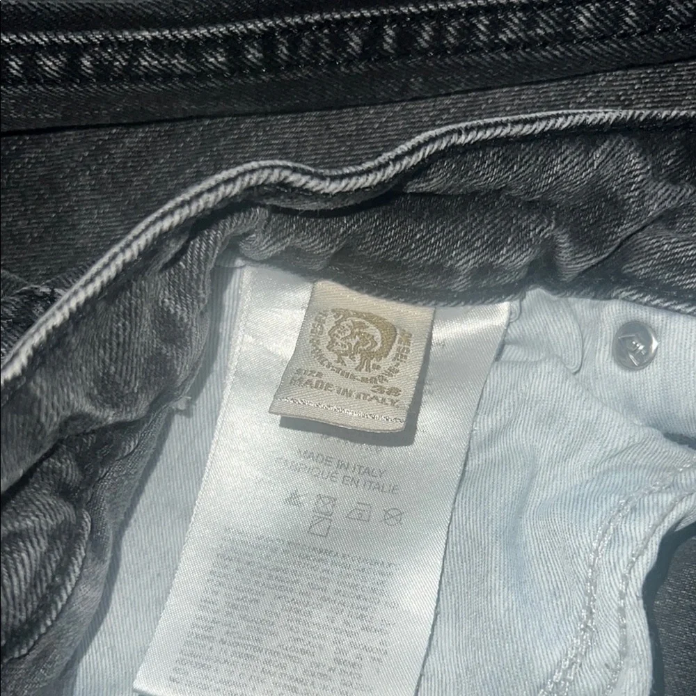 Diesel Black Straight Jeans